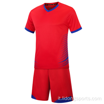 All&#39;ingrosso jersey di calcio economico impostato uniforme da calcio completa
